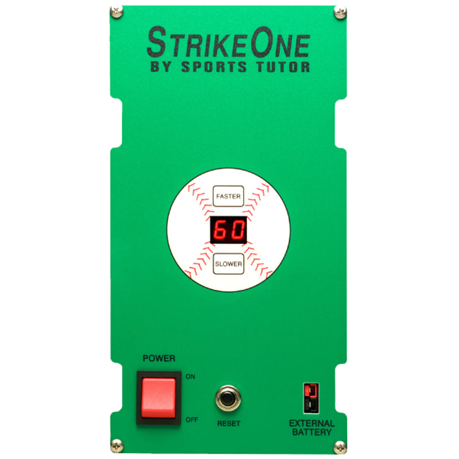 Strike One AC Or DC One Wheel Baseball Batting Machine