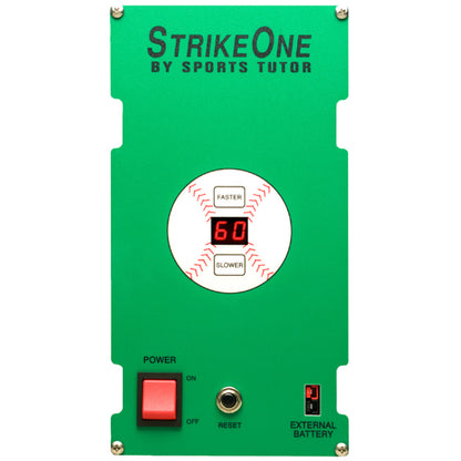 Strike One AC Or DC One Wheel Baseball Batting Machine