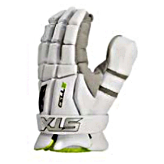 STX Lacrosse Cell VI Lacrosse Goalie Gloves Small / White