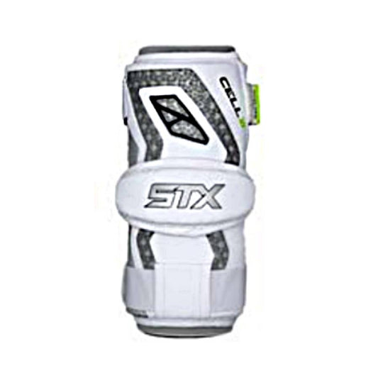 STX Lacrosse Men's Cell VI Arm Pads X-Small / White