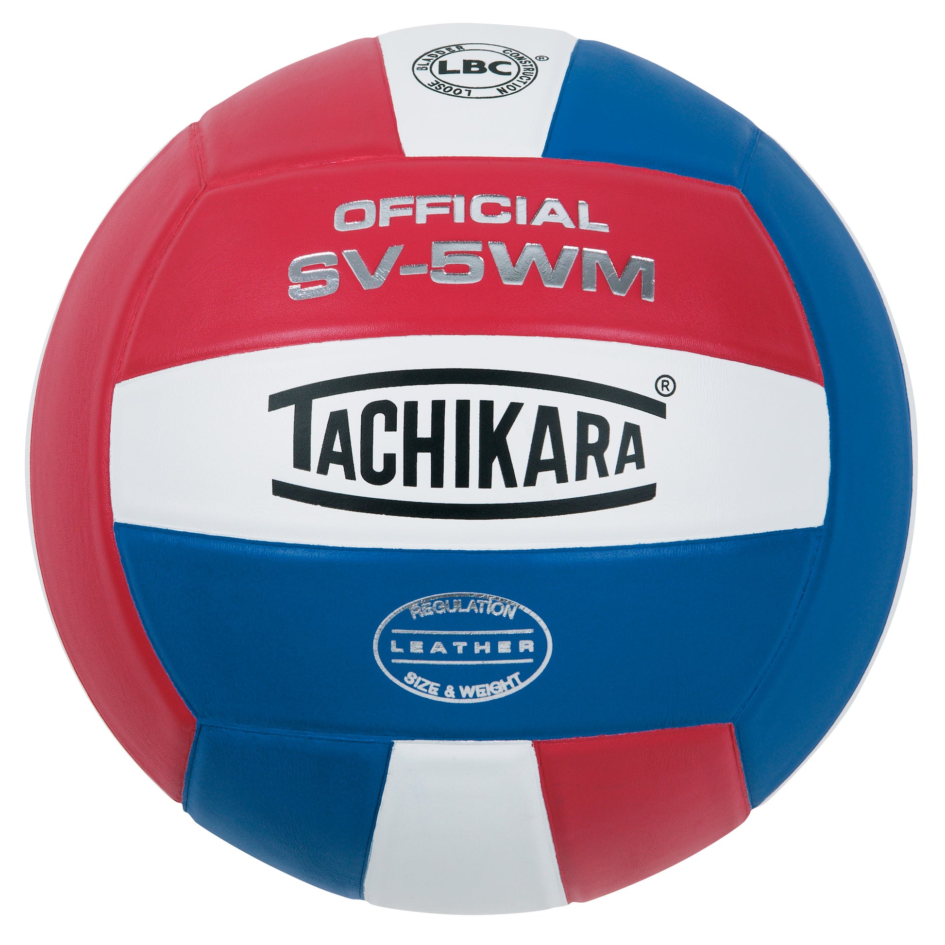 Tachikara Official SV-5WM Game Volleyball Scarlet/White/Royal