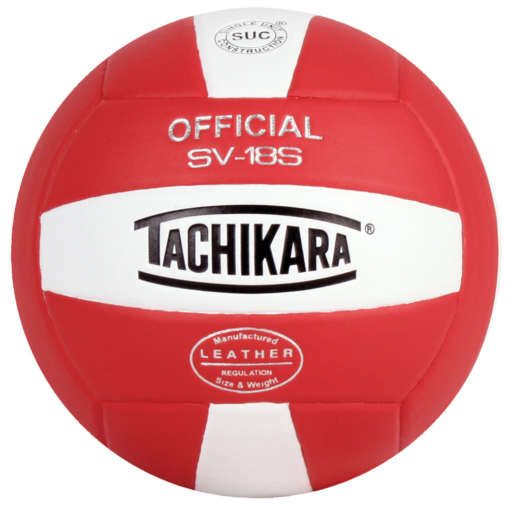 Tachikara SV18S Composite Volleyball Scarlet/White