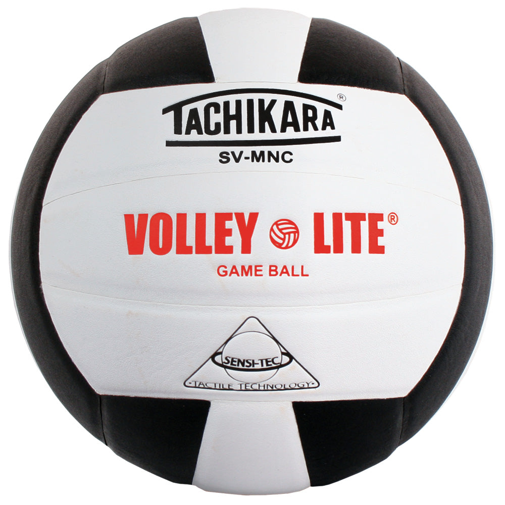 Tachikara SV-MNC "Volley-Lite" Volleyball Black/White
