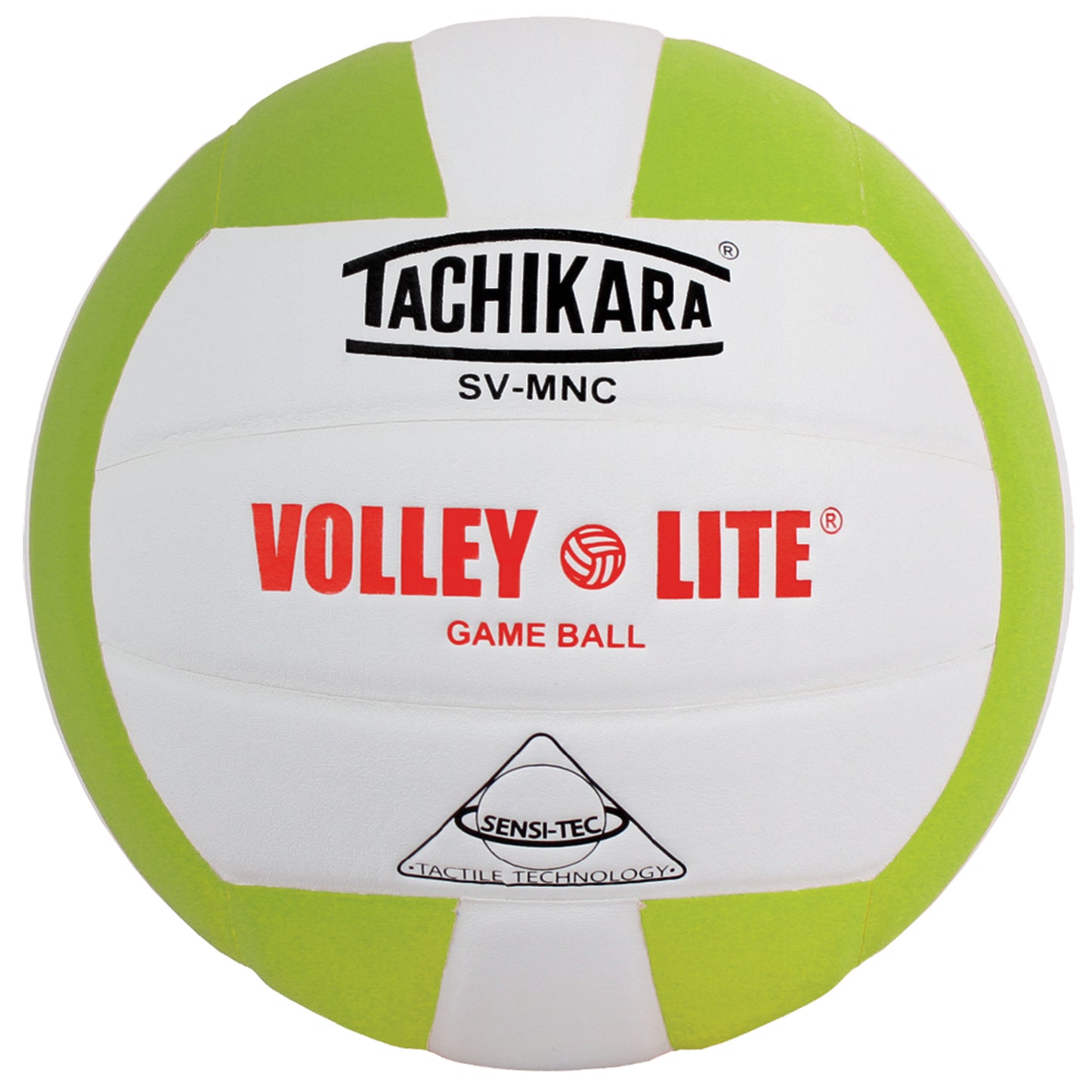 Tachikara SV-MNC "Volley-Lite" Volleyball Lime Green/White