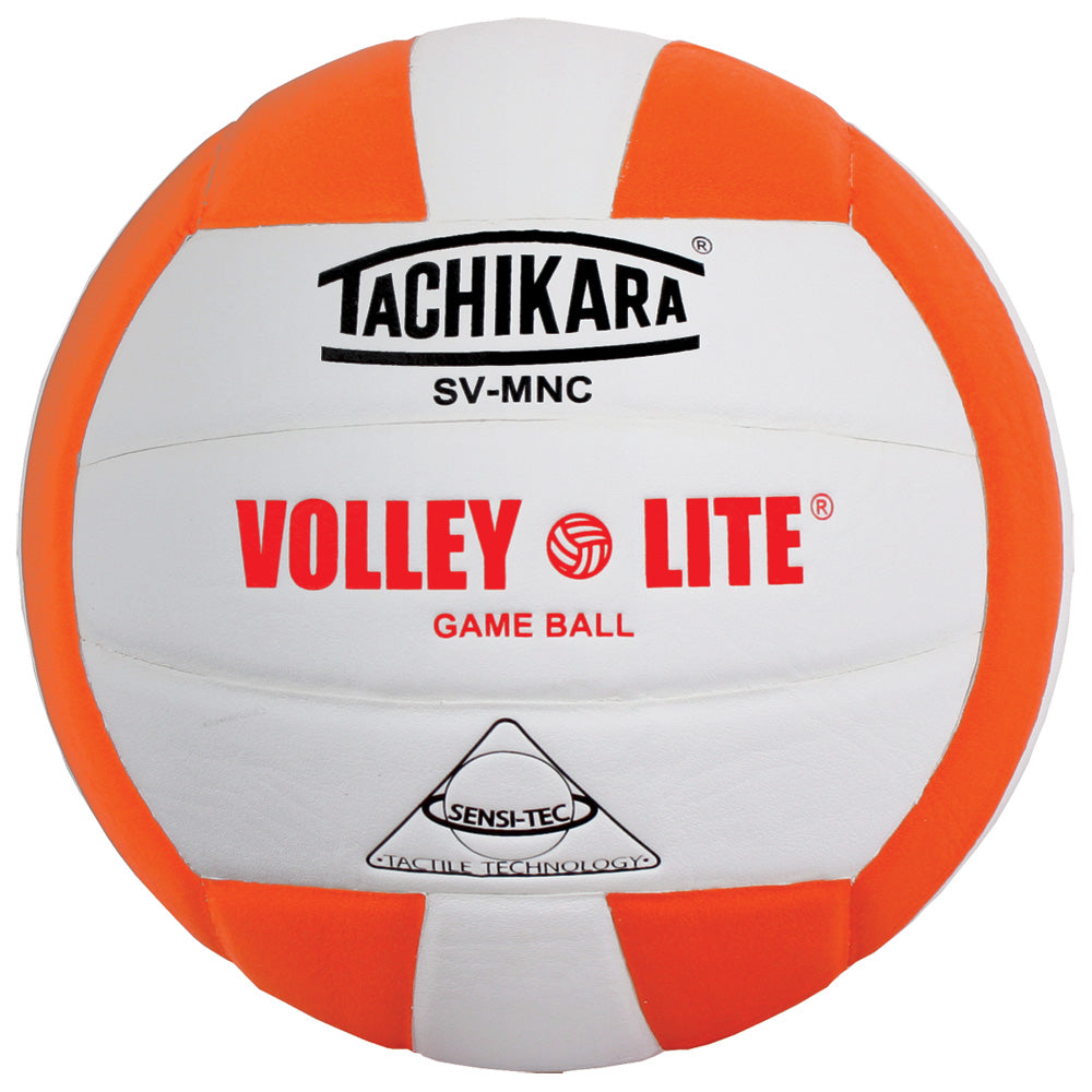 Tachikara SV-MNC "Volley-Lite" Volleyball Orange/White