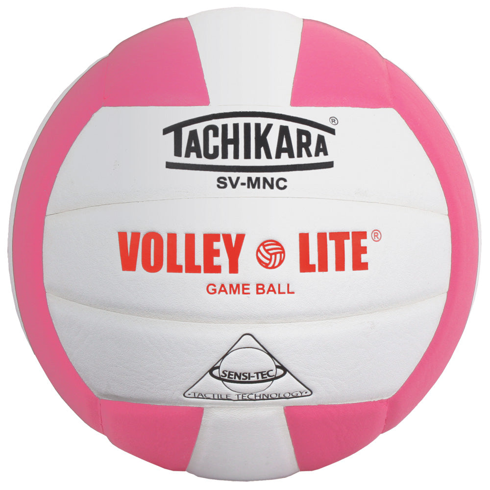 Tachikara SV-MNC "Volley-Lite" Volleyball Pink/White