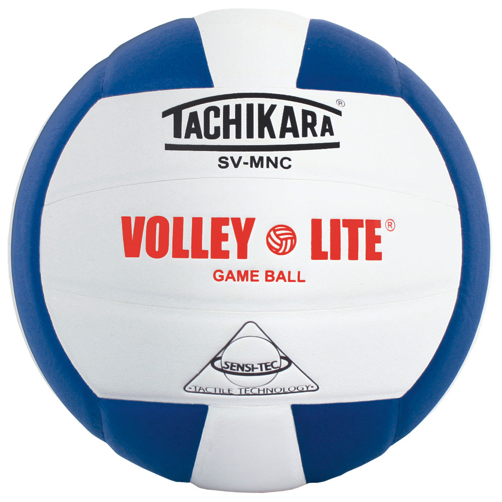 Tachikara SV-MNC "Volley-Lite" Volleyball Royal/White