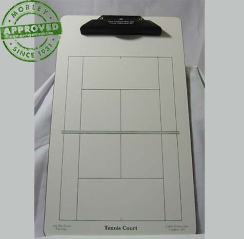 Tennis Dry Erase Coaching Board 9.5" X 15.5"