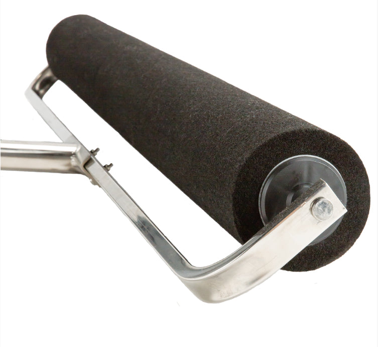 Tourna-Dri Squeegee With Black Roller Complete Set & Replacement Rollers Complete Squeegee Unit