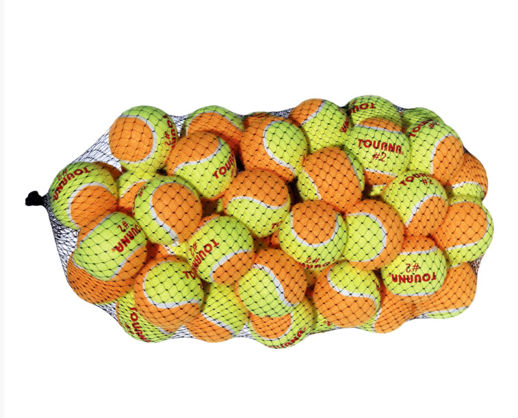Tourna Stage 2 Tennis Balls Stage 2 Training Balls Pack 60