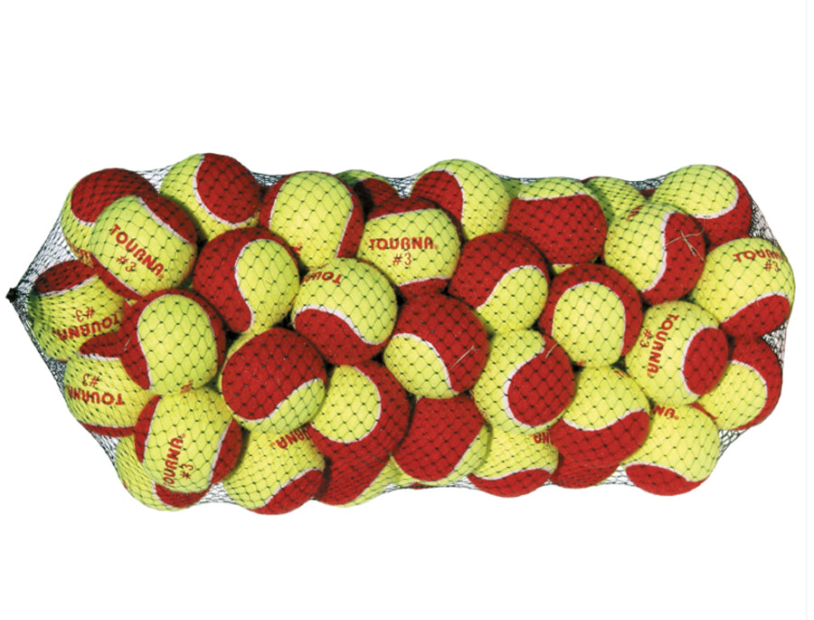Tourna Stage 3 Tennis Balls Stage 3 Training Balls Pack 60