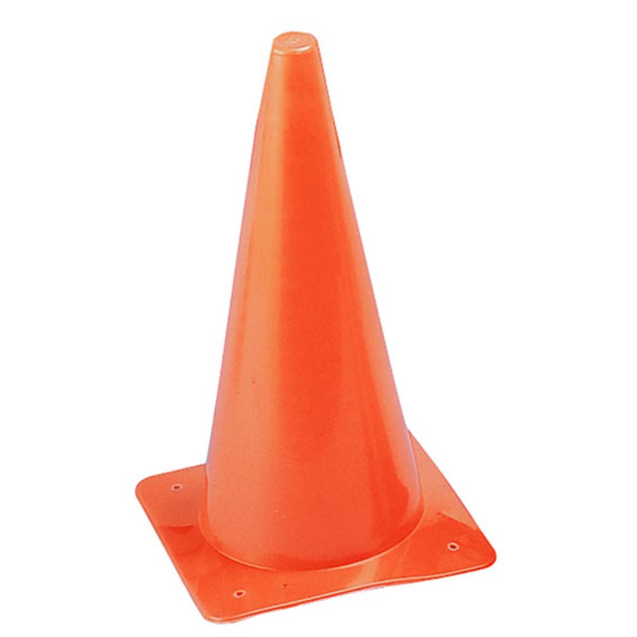 Orange Plastic Game Cones 12"