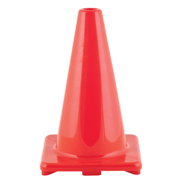 Traffic Cones - 9" Flexible Vinyl Game Cones Orange
