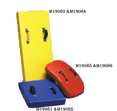 Tuffy Pad Company BSC - 18" X 25" X 3" Curved Blocking Shield Red