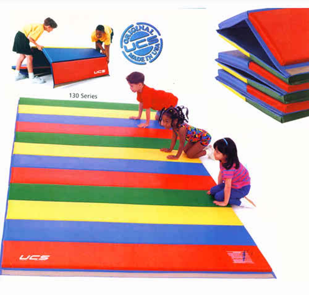 Velcro On Both Ends Rainbow Mats 4' X 4' X 1 3/8" 2" VELCRO ON BOTH ENDS RAINBOW MATS