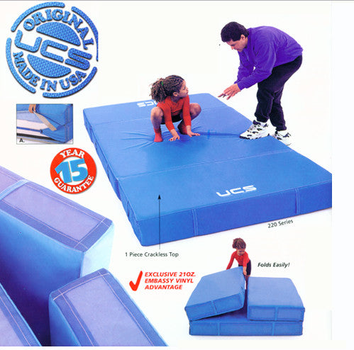 220 Series Deluxe Training Pads Black / 5'WX 10'L X 8"H 220