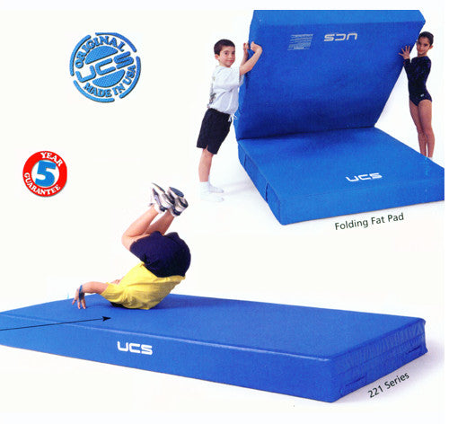 221 Series Folding Fat Pads Black / 5'W X 10'L X 8"H 221