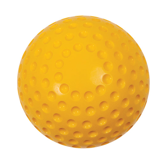 Yellow Dimpled Pitching Machine Softballs 12 Inch (Dozen)