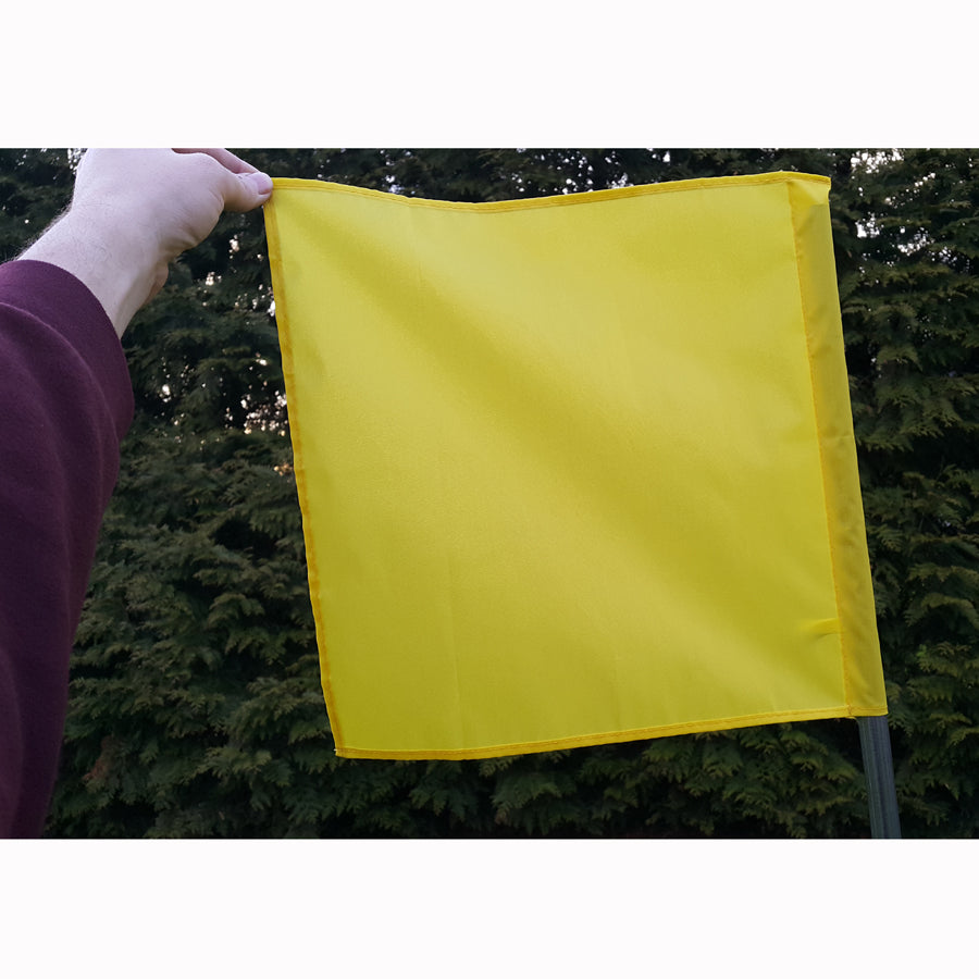 Directional Flag For Cross Country Course Marking Yellow Flag