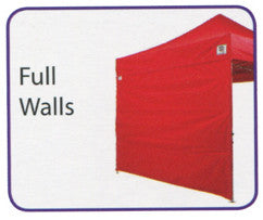 Side Walls For Instant Canopy Solid Wall / 10' / Black