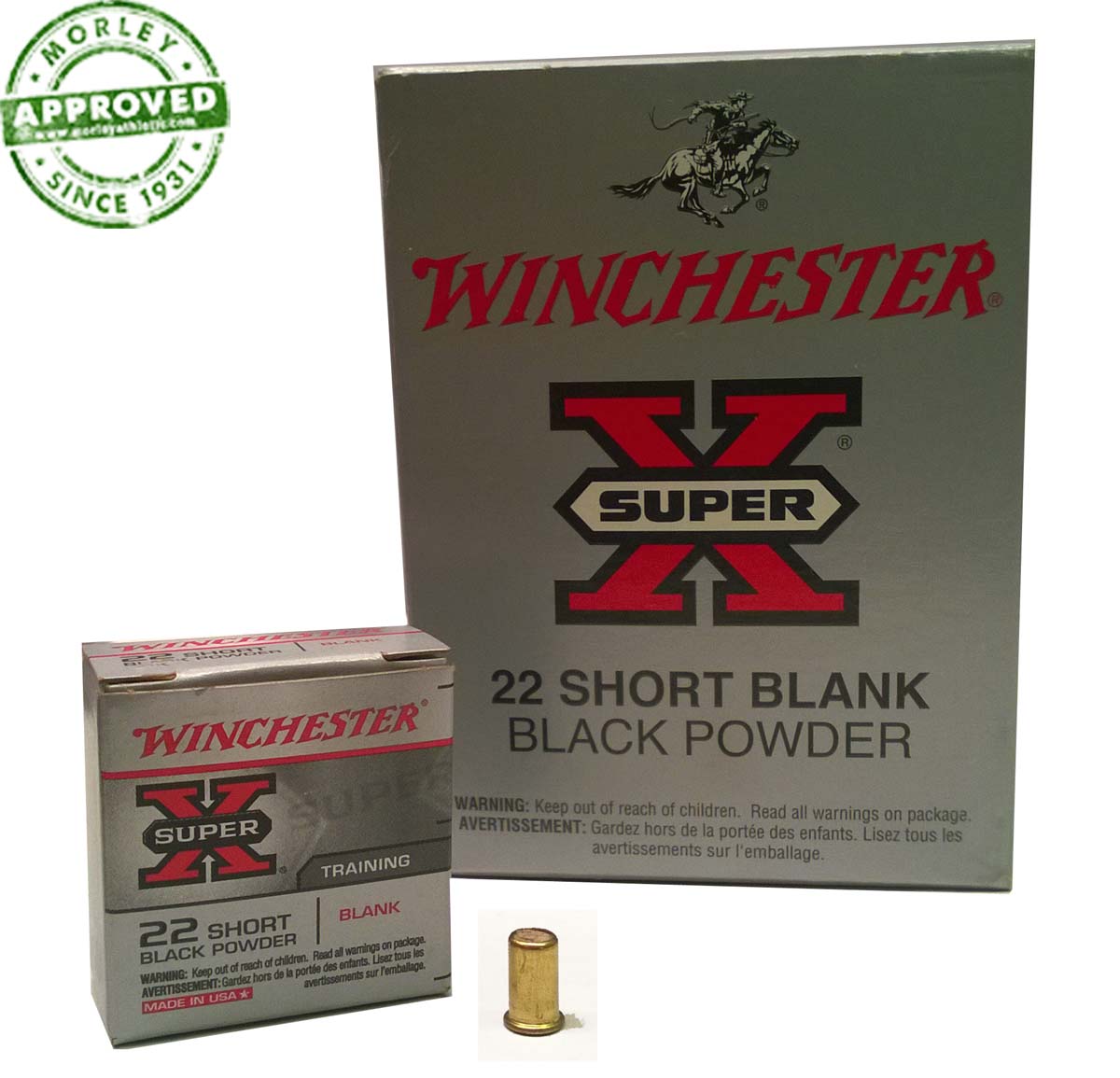 Winchester .22 Caliber Blanks For Starter Pistol In Stock Typically Ships in 1-2 Business Days