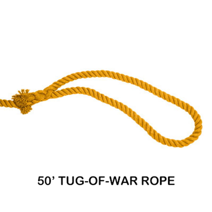 1" Diameter Polyester Tug Of War Ropes 50'