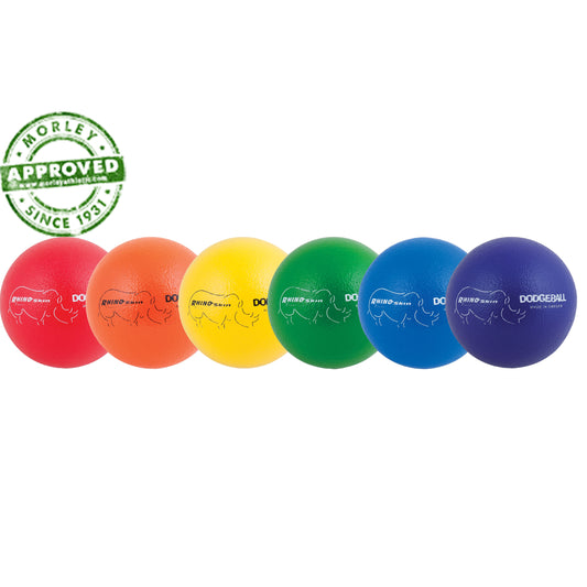 7" Rhino Skin Dodgeball Rainbow Set Of 6