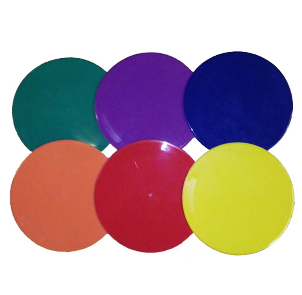 9" Poly Spot Markers Blue