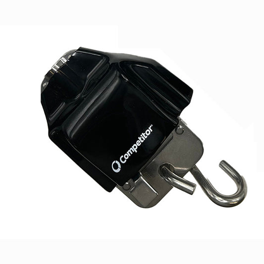 New &amp; Improved Competitor Swim 200200000 Replacement take up reel for competitor and gold medal racing lane lines. Includes cover and Allen wrench. black cover
