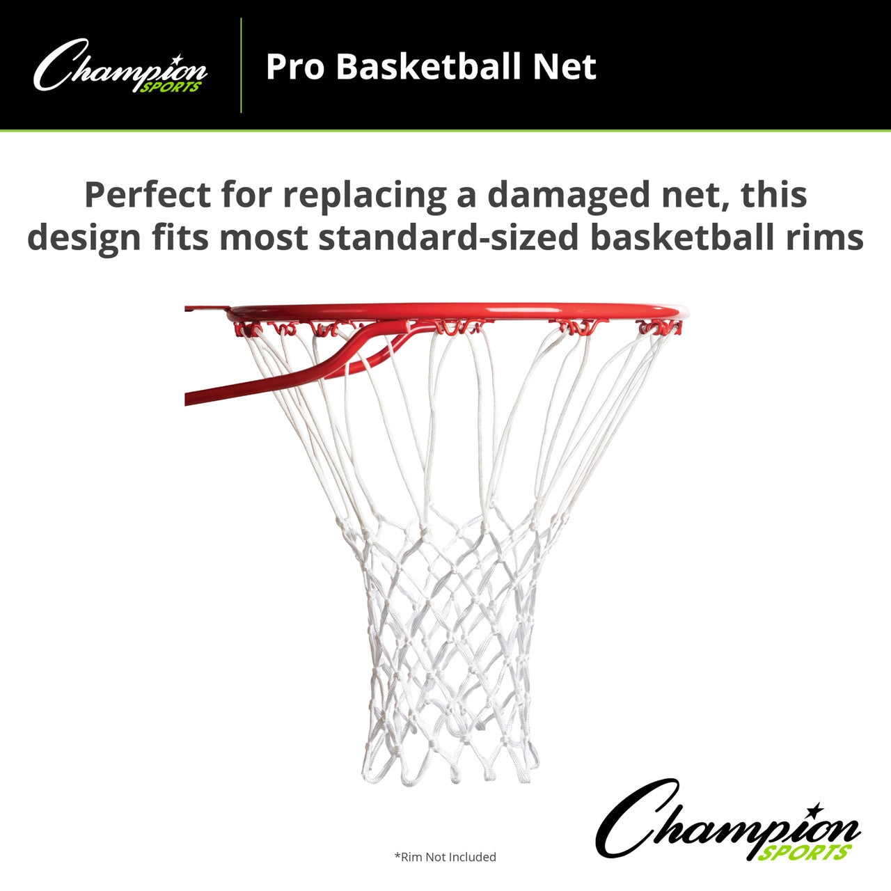 5mm Braided Nylon Anti Whip Basketball Net