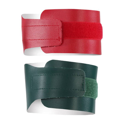 MATMAN 38 Ankle Bands - Set of 4 - 2 Red / 2 Green