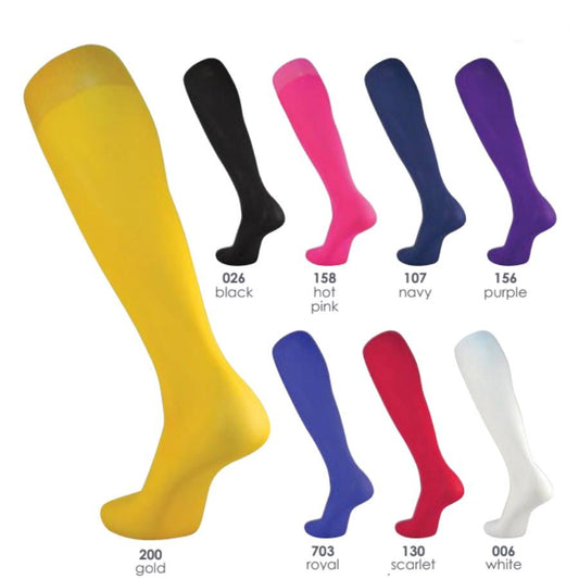 TCK Colored 100% Nylon Tube Sock Sanitary Liner Dozen