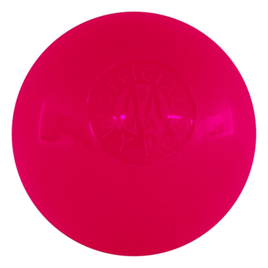 Mylec Pink Original No Bounce Cool Weather Hockey Ball - Case of 36