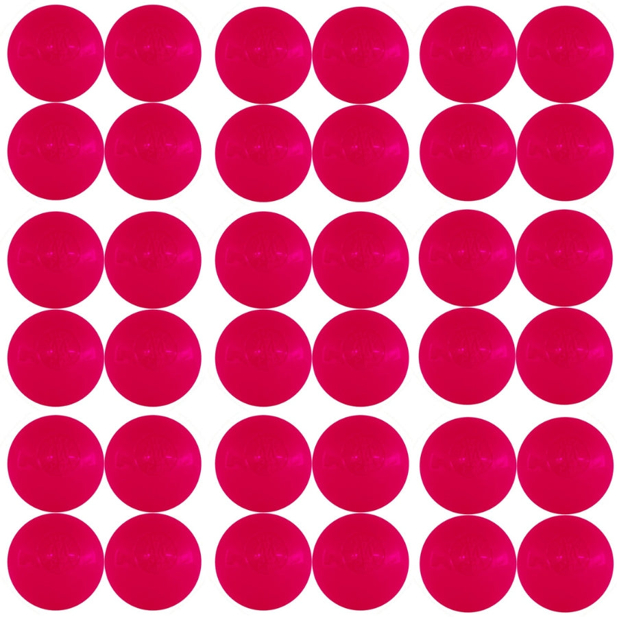 Mylec Pink Original No Bounce Cool Weather Hockey Ball - Case of 36