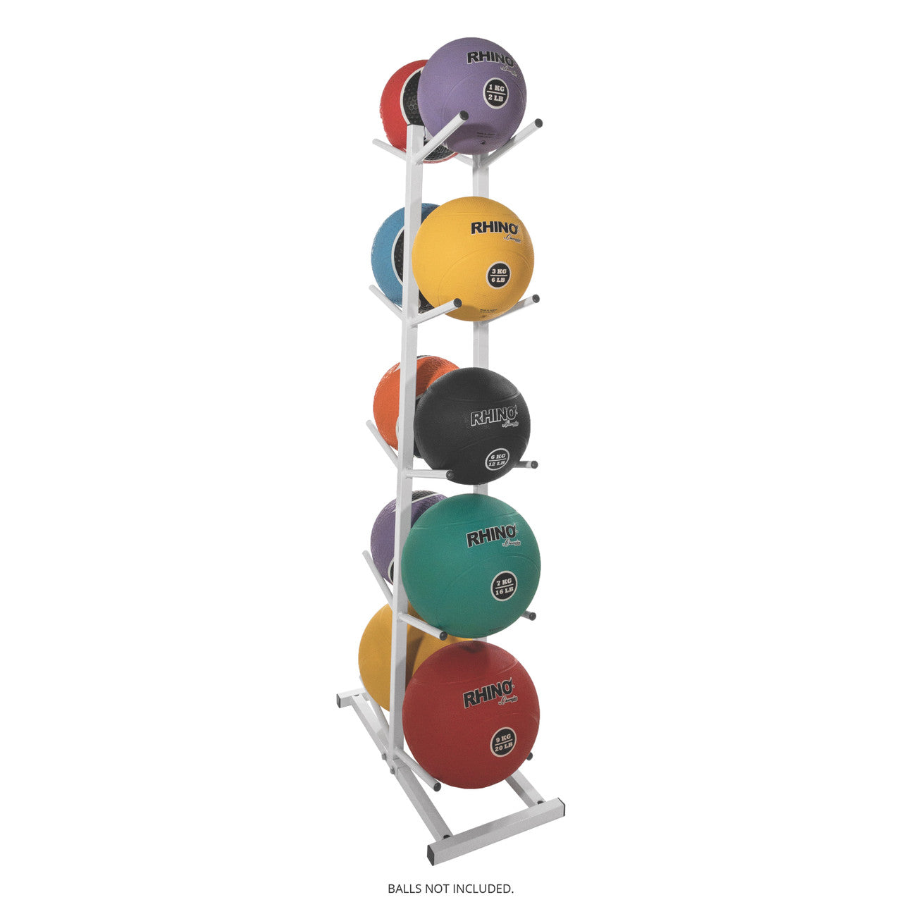 Double Sided Medicine Ball Tree - Storage Cart