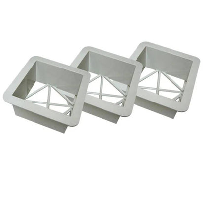 A-Series AY1415M Replacement 7" Plastic Ground Mounts For Bases Set Of 3