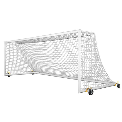 Kwik Goal 2B2001SW Pro Premier European Match Soccer Goal with Swivel Wheels