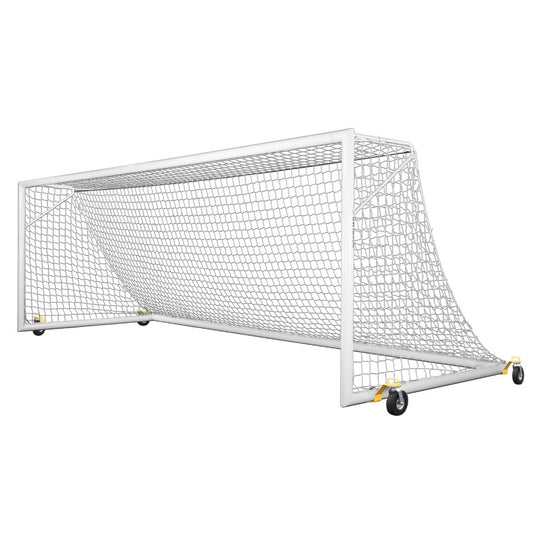 Kwik Goal 2B2001SW Pro Premier European Match Soccer Goal with Swivel Wheels