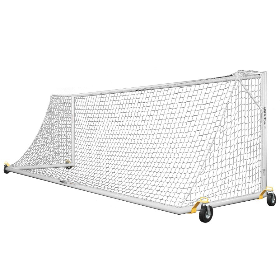 Kwik Goal 2B2001SW Pro Premier European Match Soccer Goal with Swivel Wheels