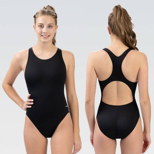 Dolfin Female Ocean Solid Performance Back Swim Suit