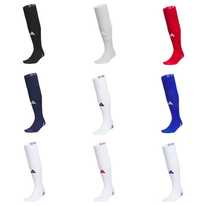 Side profile of the Adidas Team Speed 5 Soccer OTC Socks in all colors over-the-calf design