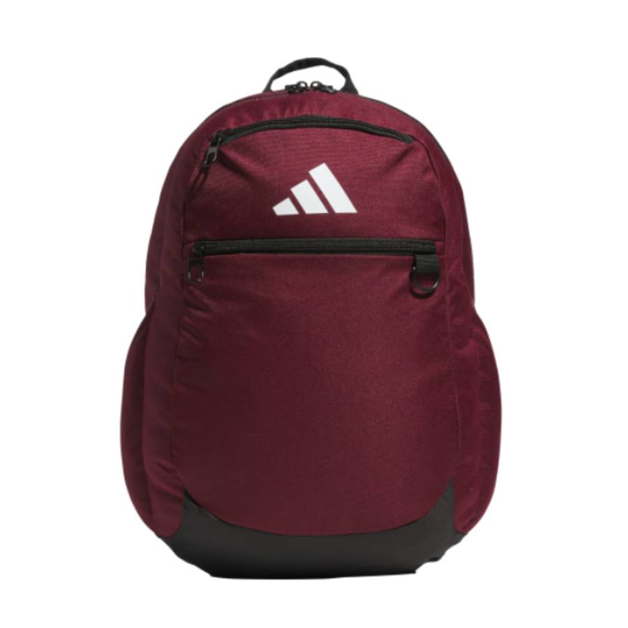 Adidas Striker 3 Team Backpack in Team Maroon 2