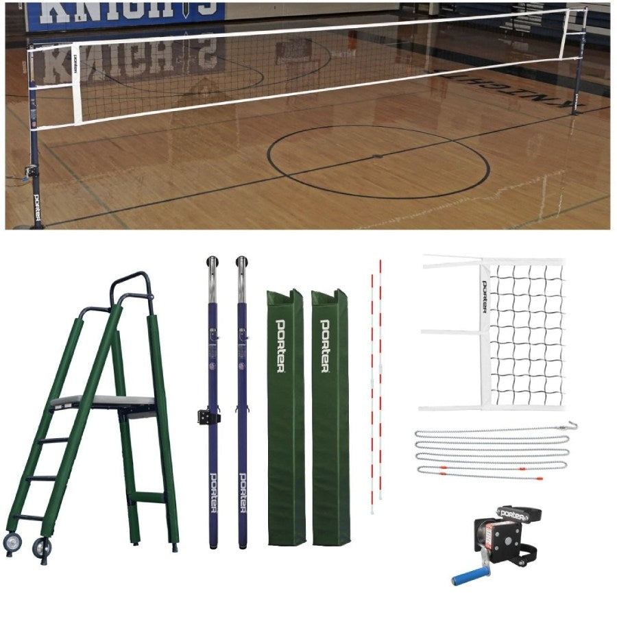 Porter Powr-Steel 3" Competition Plus Volleyball Package