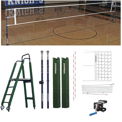 Porter Powr-Steel 3" Competition Plus Volleyball Package