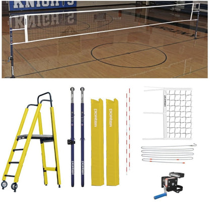 Porter Powr-Steel 3" Competition Plus Volleyball Package