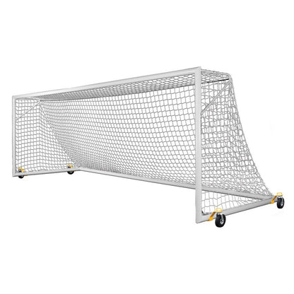 Kwik Goal 2B3706SW FUSION High School Match Soccer Goal with Swivel Wheels