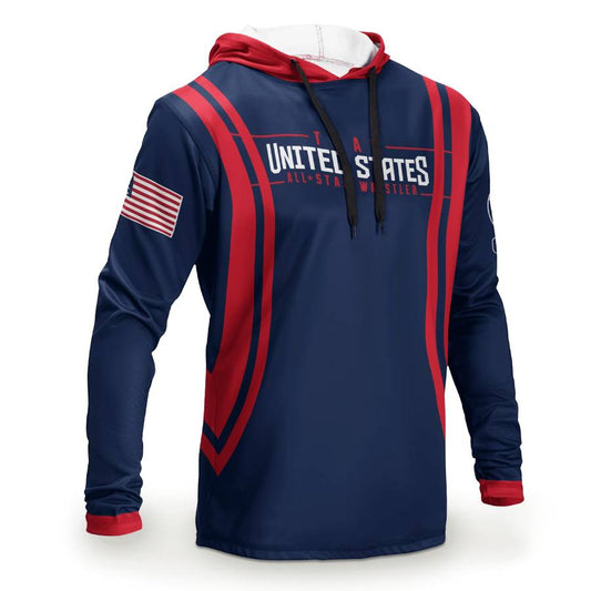Cliff Keen Sublimated Hooded Fleece Sweatshirt