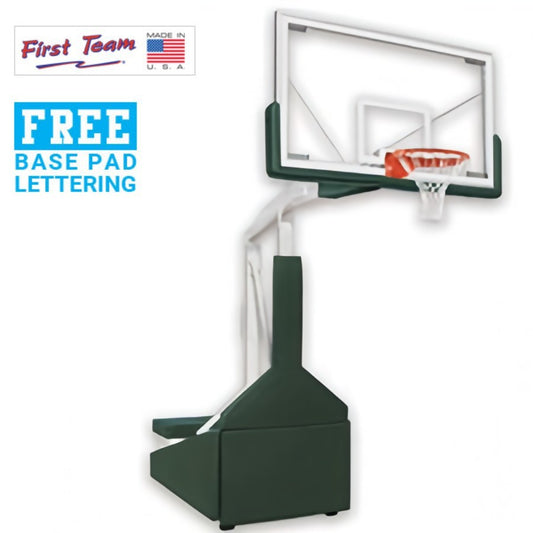 Tempest Triumph-ST Portable Basketball System 42" x 72" Temp. Glass Backboard