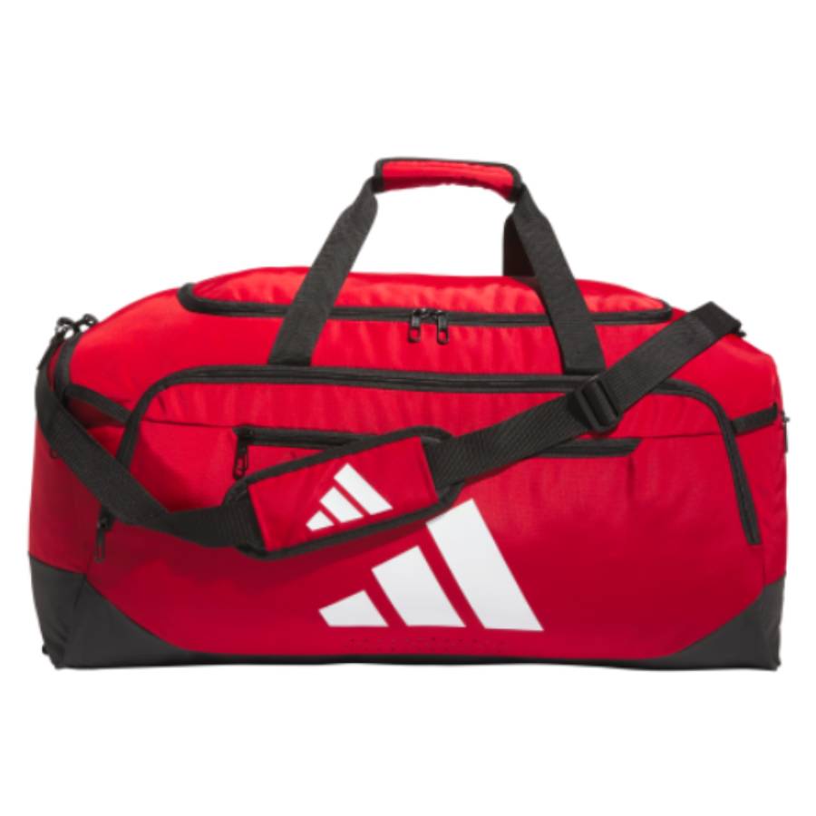 adidas Defender 5 Large Duffel Bag (Power Red)