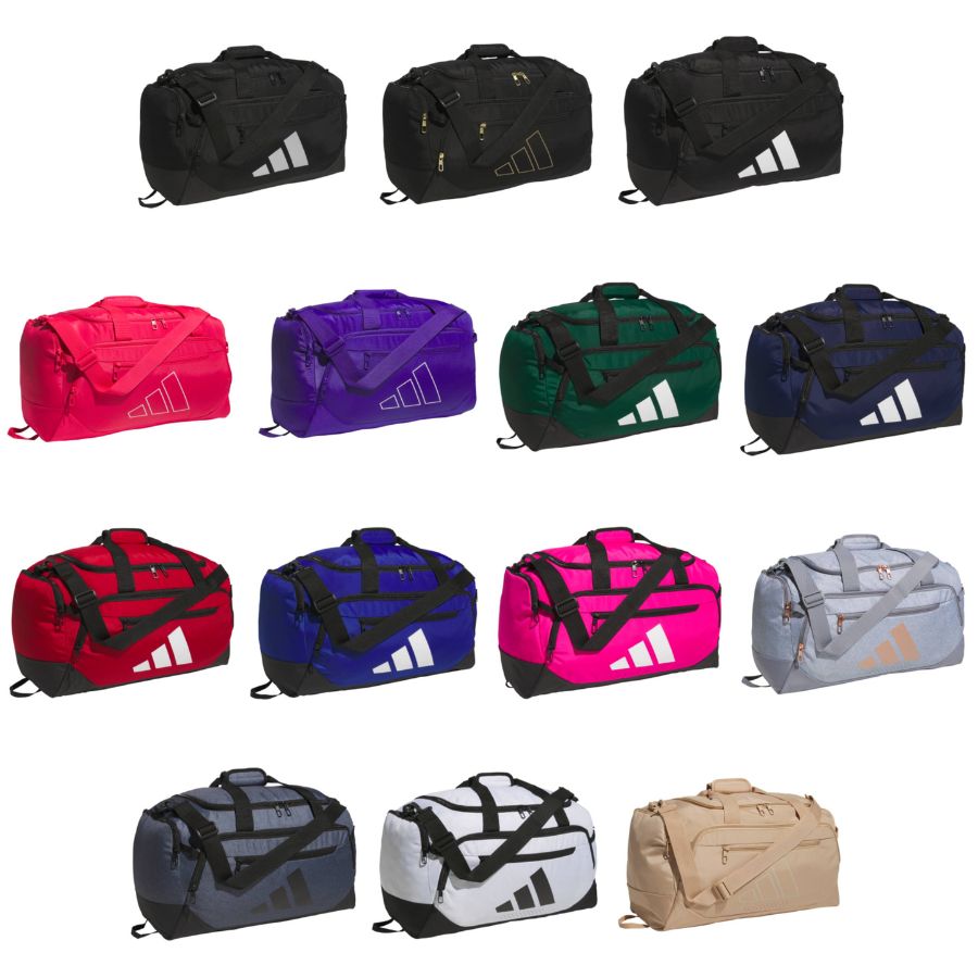 Adidas Defender 5 Small Duffel Bag - 20.38"L x 11.5"W x 11.75"H